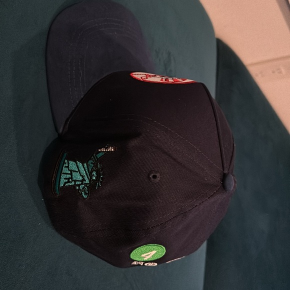 Dead stock GasNYC Yankees spin NYC baseball cap hat SnapBack Bacon Egg & Cheese - Picture 4 of 5